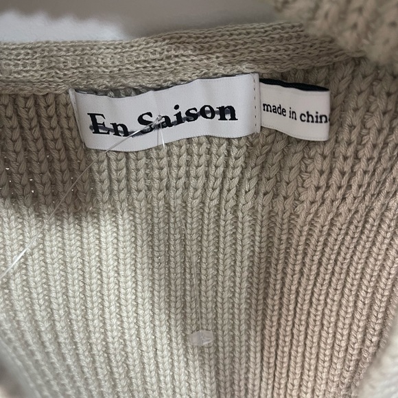 EN SAISON Tan Raya Minidress Size S Tank Top Only - Picture 4 of 5